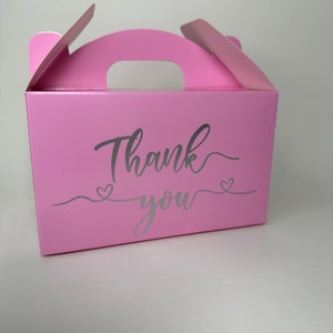 Party favors box, aestetic party favor. Thank you box.Caja para recuerdo o dulces cumpleaños. Quinceañero caja de recuerdo y agradecimiento