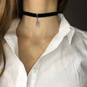 Choker Leaf necklace necklace collar