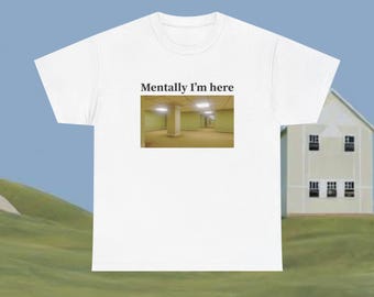 backrooms, liminal space inspired tee, shirt