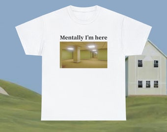 backrooms, liminal space inspired tee, shirt