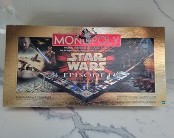 Collector's Edition - Star Wars Episode 1 Monopoly - Vintage - Etsy