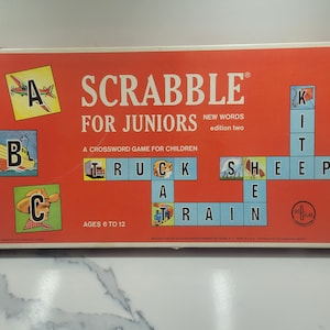 Vintage 1964 Scrabble for Juniors