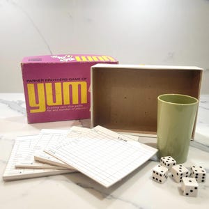Vintage Yum Board Game by Parker Brothers Great Condition