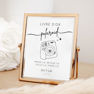 Instruction Polaroid en français et livre d'or pour appareil photo, instructions pour appareil photo Instax Mini 11 en français, comment prendre une photo, charger un nouveau film image 4