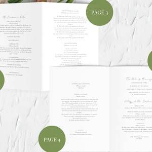 Catholic Wedding Mass Program Booklet (full Mass), Bifold Catholic ...