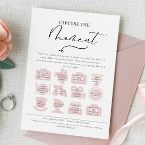 Jeux de table de mariage Capturez l'instant Chasse aux photos de mariage, J'espionne le jeu de mariage, Capturez l'activité de mariage d'amour, Invité de mariage Brise-glace