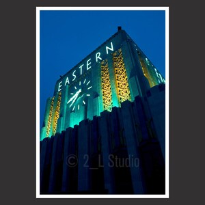 Eastern Columbia Los Angeles, Reisefotografie, Farbe Los Angeles Poster, Los Angeles Wanddeko, Los Angeles Stadtbild, Detail
