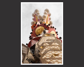 Sagrada Familia #8 Barcelona, Travel Photography, Color Barcelona Poster Print, Barcelona Wall Decor, Barcelona Cityscape, Detail