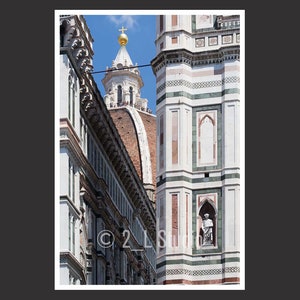 Florenz Kathedrale #1 Italien, Reisefotografie, Color Florenz Poster Print, Florenz Wanddeko, Florenz Stadtbild, Detail