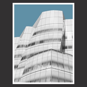 IAC Building #3, New York City, Travel Photography, Color NYC Poster Print, New York Wall Decor, New York Cityscape, NYC Detail