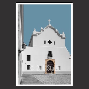 San Jose Church #2, San Juan Puerto Rico, Travel Photography, Color Puerto Rico Poster Print, Old San Juan Wall Decor, Architecture Print