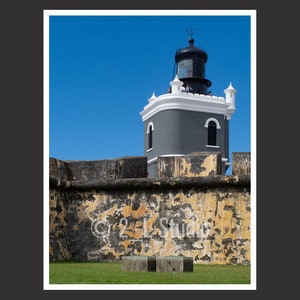 San Felipe del Morro Castle #1 Puerto Rico, Travel Photography, Color Puerto Rico Poster Print, Old San Juan Wall Decor