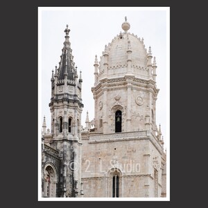 Dos Jeronimos Monastery #2, Lisbon, Portugal, Travel Photography, Color Lisbon, Lisbon Wall Decor, Portugal Cityscape, Detail Photo
