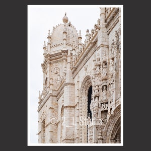 Dos Jeronimos Monastery #5, Lisbon, Portugal, Travel Photography, Color Lisbon, Lisbon Wall Decor, Portugal Cityscape, Detail Photo