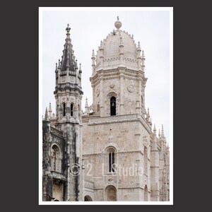 Dos Jeronimos Monastery #1, Lisbon, Portugal, Travel Photography, Color Lisbon, Lisbon Wall Decor, Portugal Cityscape, Detail Photo