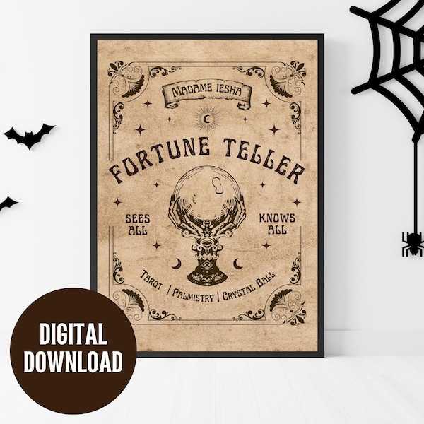 Printable Fortune Teller Signs Etsy