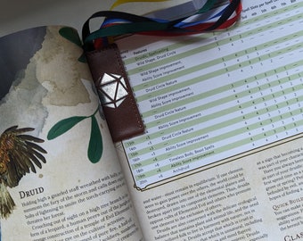 Multi-Page Bookmark with 5 Ribbons for D&D, RPGs Textbooks, Etc.