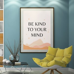 Be Kind Art Poster - Digital Download
