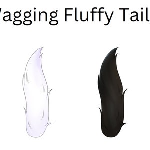 Vtuber Asset | Live2D Fluffy Tail | Rigged Vtuber Tail