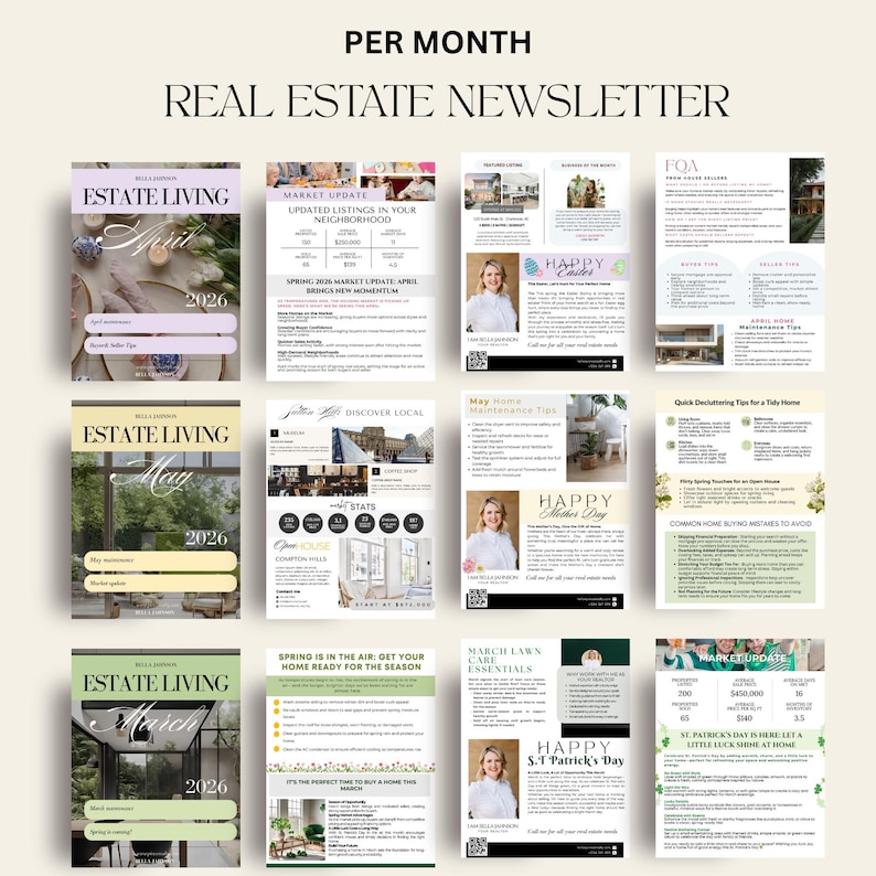 Real Estate Marketing Bundle, Realtor Social Media, Buyer Seller Guides (Digital Download) image 11