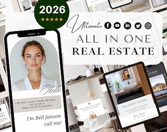 Realtor Social Media Templates: Instagram Posts & Stories (Digital Download)