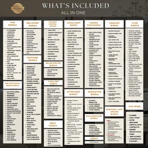 Real Estate Marketing Bundle, Realtor Social Media, Buyer Seller Guides (Digital Download) image 2