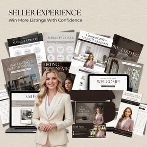 Real Estate Marketing Bundle, Realtor Social Media, Buyer Seller Guides (Digital Download) image 9