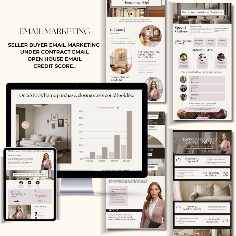 Real Estate Marketing Bundle, Realtor Social Media, Buyer Seller Guides (Digital Download) image 15