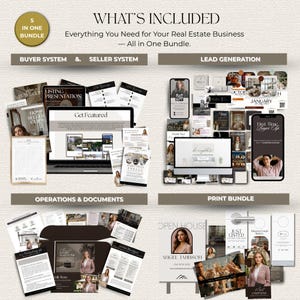 Real Estate Marketing Bundle, Realtor Social Media, Buyer Seller Guides (Digital Download) image 6