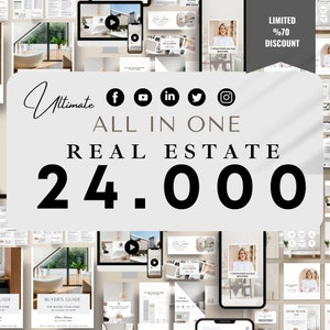 Real Estate Social Media Instagram Bundle , Real Estate Marketing ,Realtor instagram PostTemplate Canva