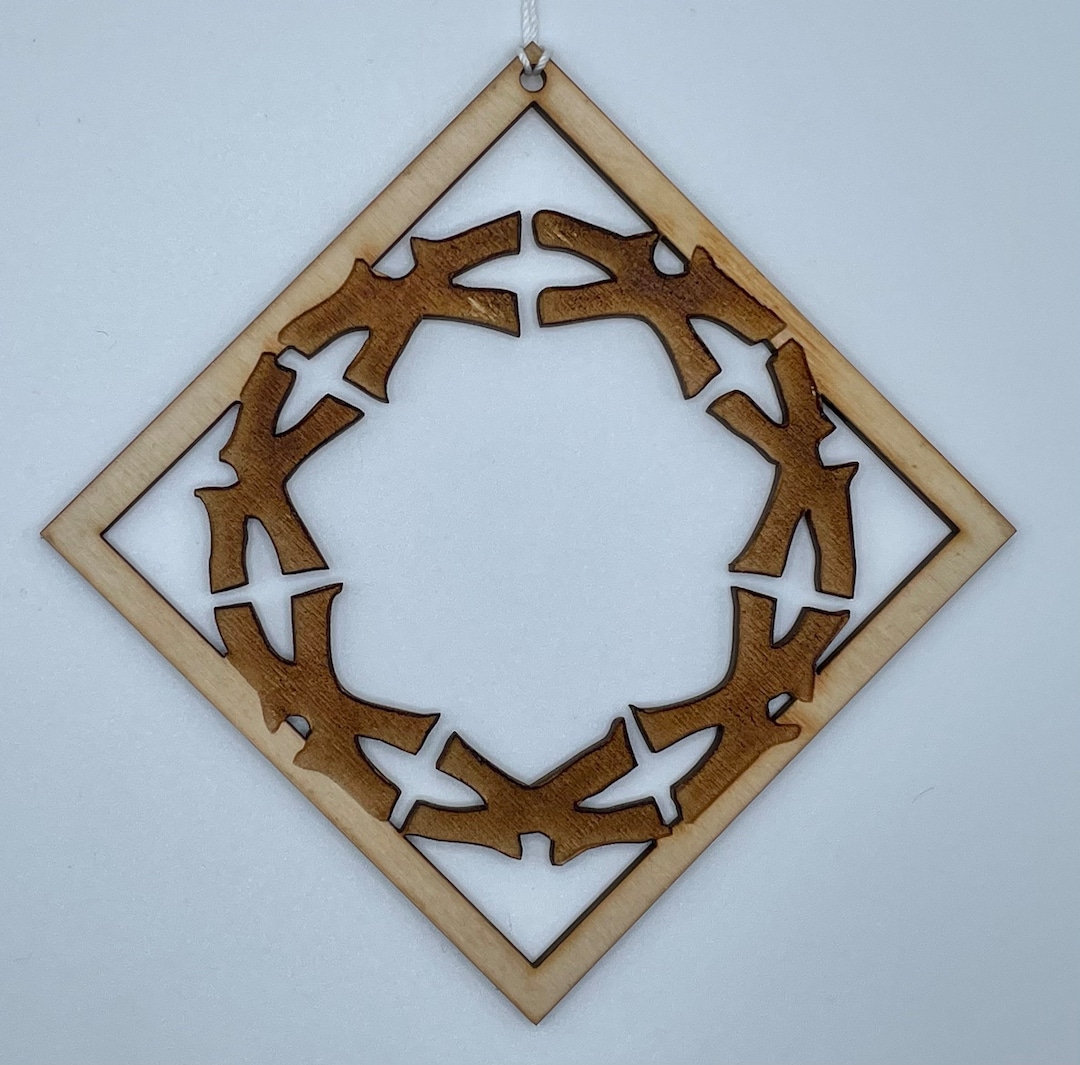 Crown of Thorns Christmas Ornament. Etsy