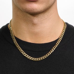 11mm | Cuban Curb Link Stainless Steel Chain | Durable