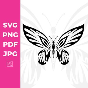 Butterfly SVG Butterfly Line Art SVG Butterfly Tattoo Design butterfly png Butterfly Silhouette svg Tribal tattoo Vector Butterfly Clipart