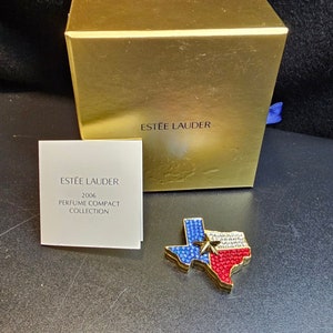 RARE Estée Lauder | Lone Star State | TEXAS | Solid Perfume | Beautiful Perfume | 2006 | Collectible | Swarovski Crystals | 22k Gold