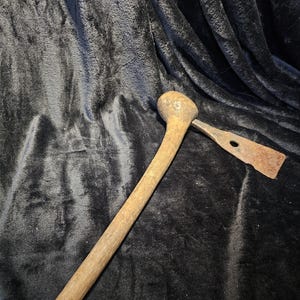 19th Century Antique Chokwe | African War Axe | Club | Congo | Unique & Rare