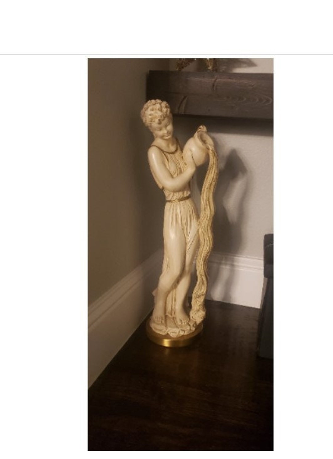 Large Signed 1959 Universal Statuary Corp. Chalk Ware Statue Etsy