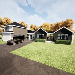 005 - Ranch Hybrid House plan