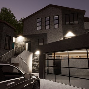 003 - Hillside 2-Story with Basement House Plan