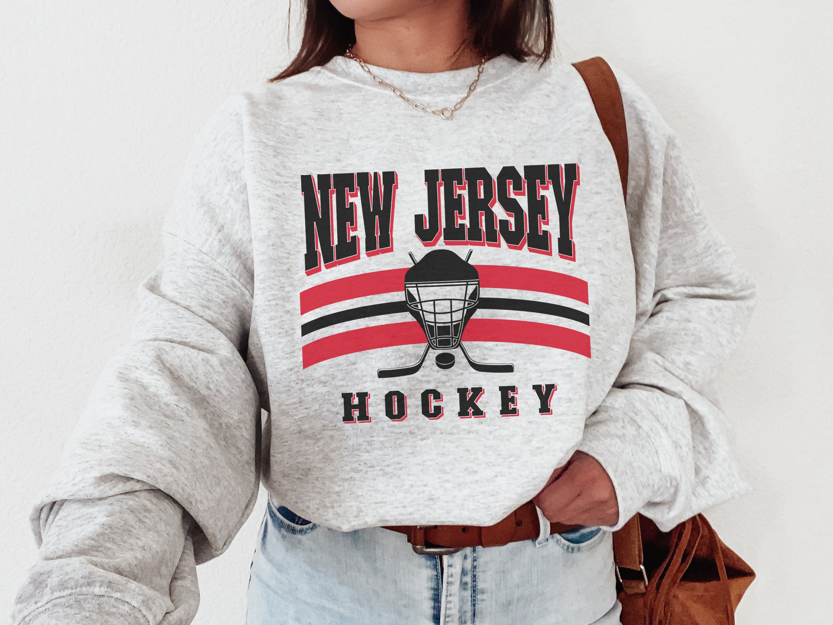 New Jersey Hockey Graphic Crewneck Sweatshirt, Women's Sweatshirt, New  Jersey Shirt, New Jersey Devils Sweatshirt, Vintage New Jersey |  lupon.gov.ph