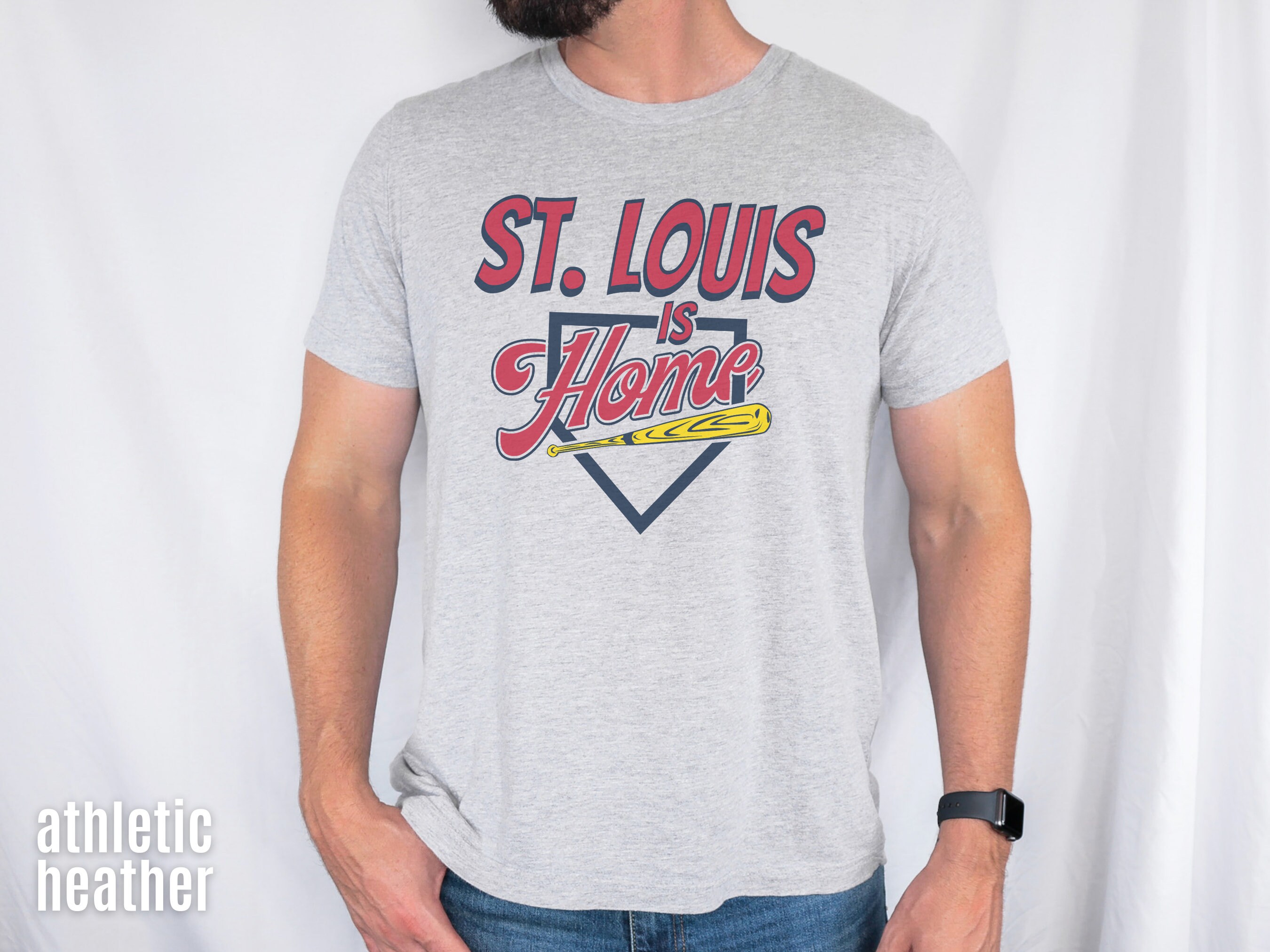 Saint Louis Baseball is Home Shirt Retro 90s Throwback Shirt 