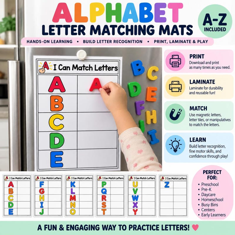 Sped Matching Activities - Etsy