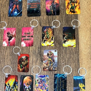 Xmen Keychains and Tags (Choose Your Designs)