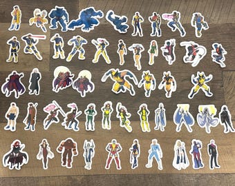 Xmen Vinyl Stickers (Choose Your Character, Choose Your Size)