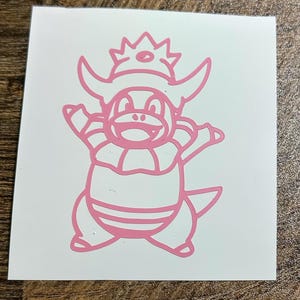Slowking Vinyl Decal (Choose the size, Choose the Color)
