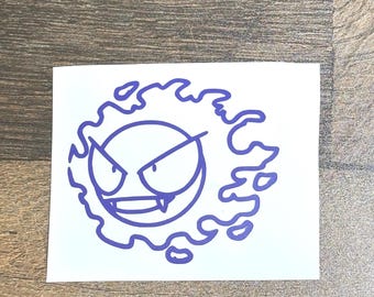 Ghastly Vinyl Decal (Choose the size, Choose the Color)