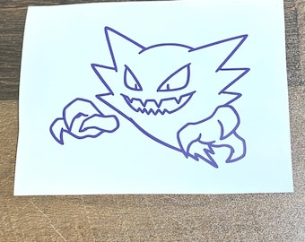 Haunter Vinyl Decal (Choose the size, Choose the Color)