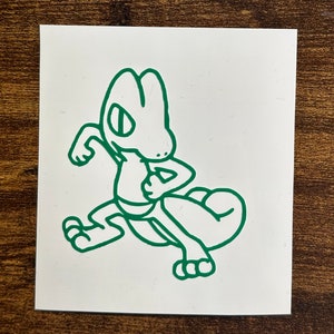 Treecko Vinyl Decal (Choose the size, Choose the Color)
