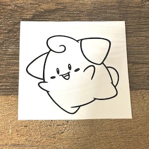 Cleffa Vinyl Decal (Choose the size, Choose the Color)