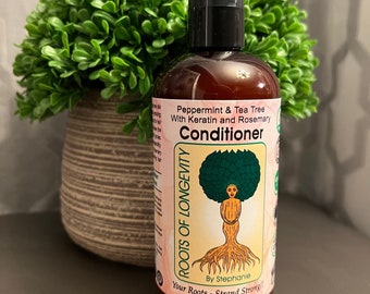 Peppermint & Tea Tree With Keratin and Rosemary Conditioner