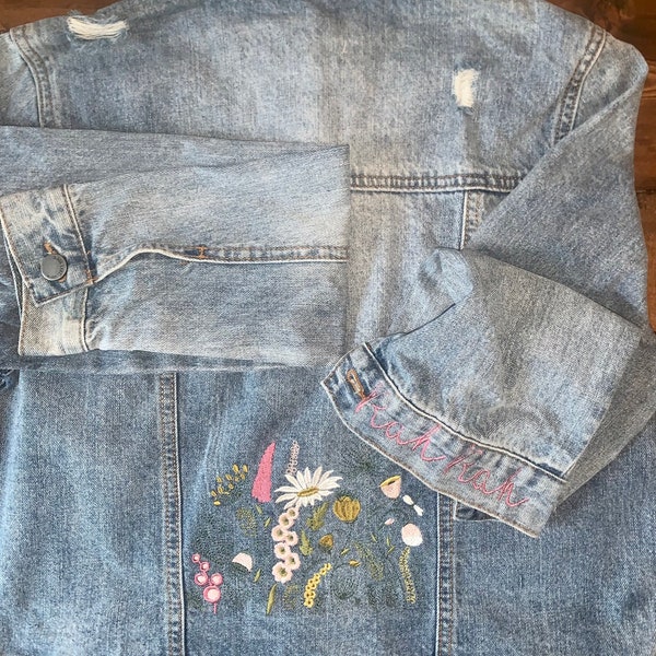 Embroidered Jacket - Etsy